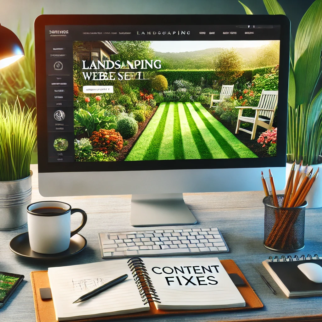 Common Landscaping Website Content Issues and How to Fix Them